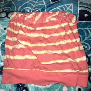Striped tube top